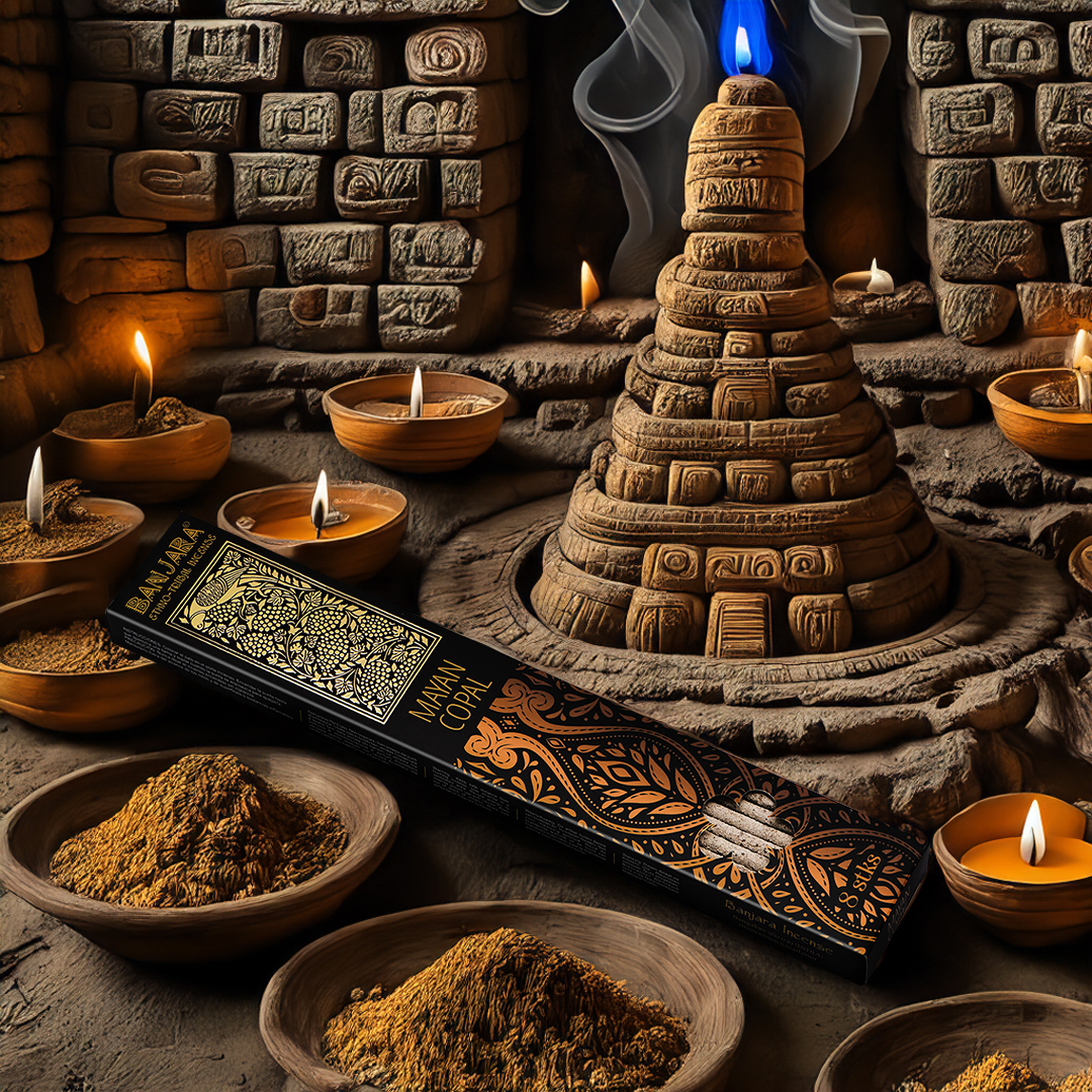 Bețisoare Extra Lungi Copal Mayan - Banjara