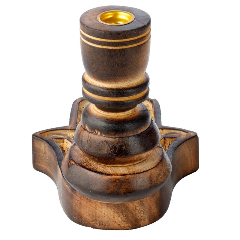 Suport Fum Curgător Hamsa pentru Conuri Backflow - imagine 3