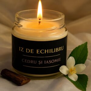 Lumânare Cedru & Iasomie – Iz de Echilibru