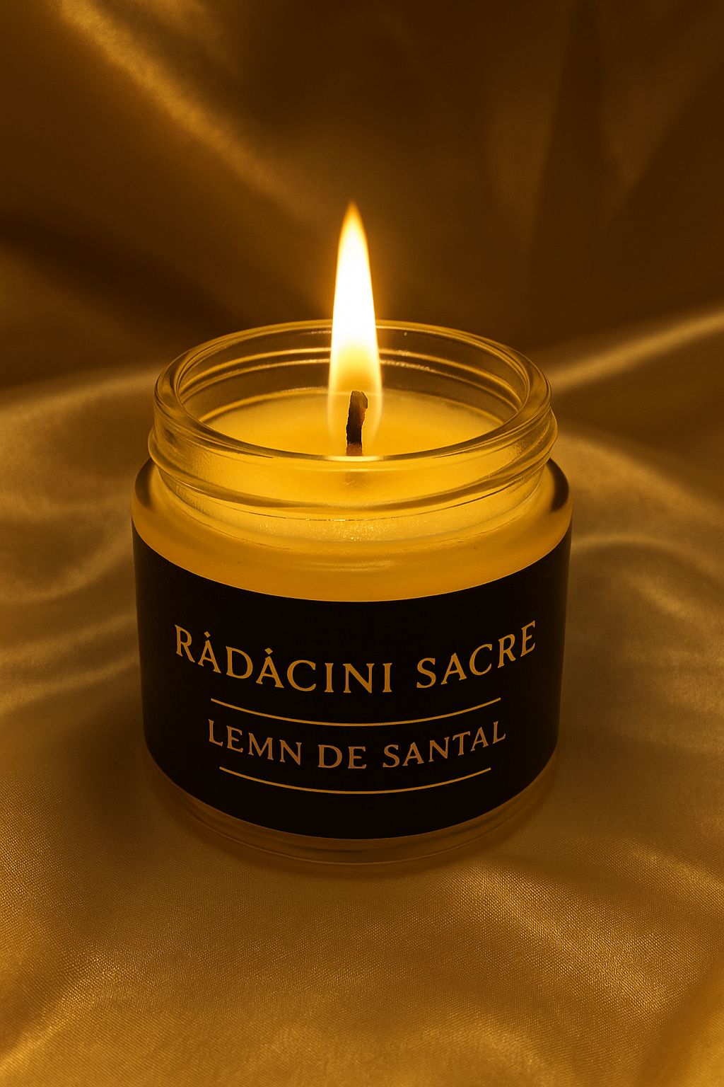 Lumânare Lemn de Santal - Rădăcini Sacre - imagine 5