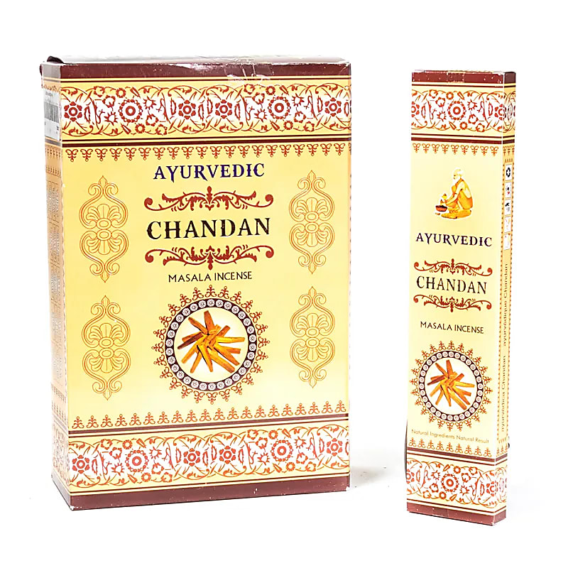 Bețișoare Masala Lemn de Santal - Ayurvedic - imagine 2