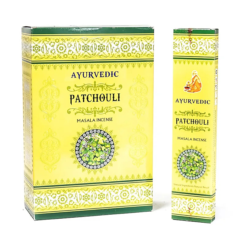 Bețișoare Masala Patchouli - Ayurvedic - imagine 2