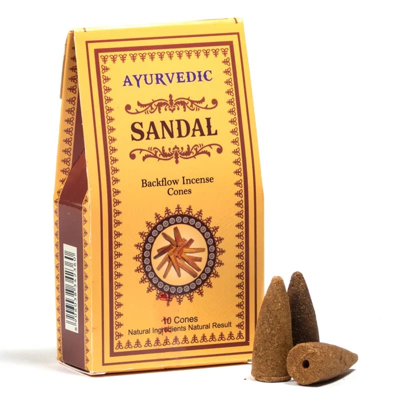 Conuri Parfumate Lemn de Santal - Ayurvedic