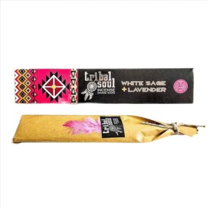 Bețișoare Parfumate Salvie Albă & Lavandă – Tribal Soul
