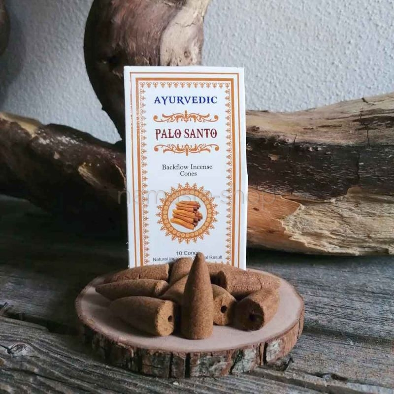 Conuri Parfumate Palo Santo - Ayurvedic - imagine 3