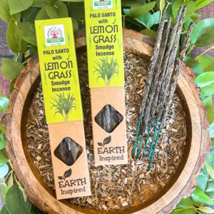 Bețișoare Palo Santo & Lemongrass - Earth Inspired – Namaste India