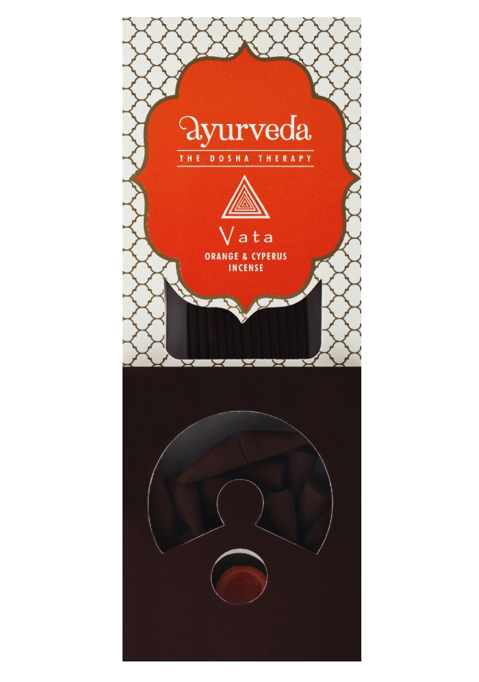 SET Ayurveda Bețișoare & Conuri - Portocală & Chiparos - Song of India