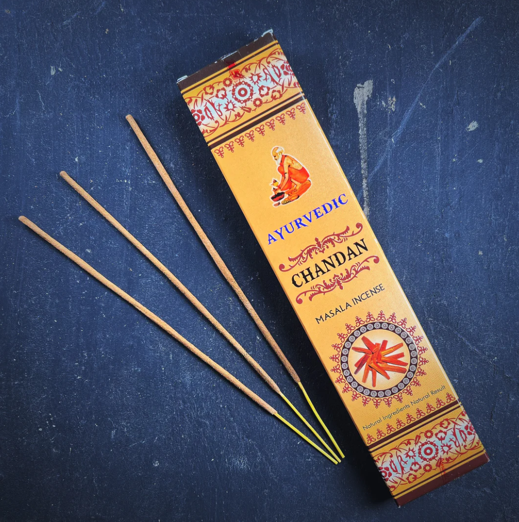 Bețișoare Masala Lemn de Santal - Ayurvedic