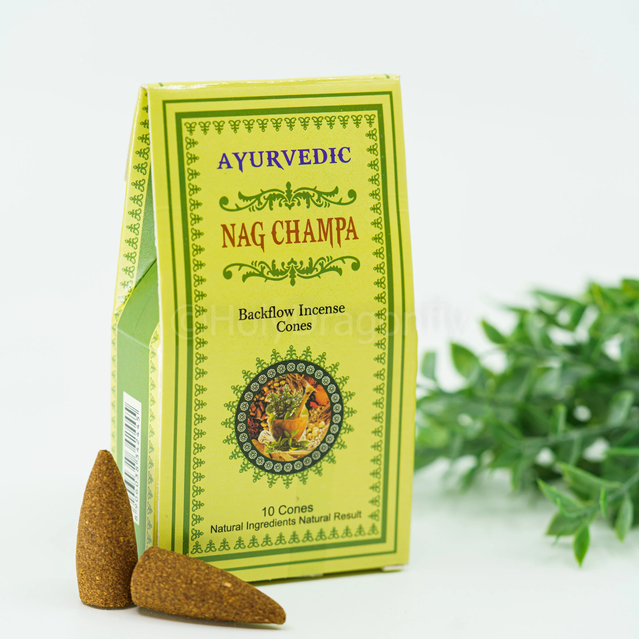Conuri Parfumate Nag Champa - Ayurvedic - imagine 2