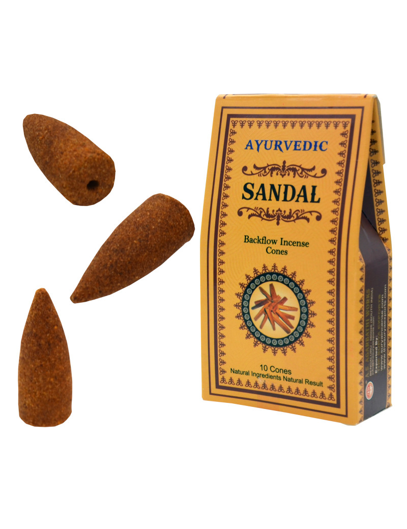 Conuri Parfumate Lemn de Santal - Ayurvedic - imagine 2