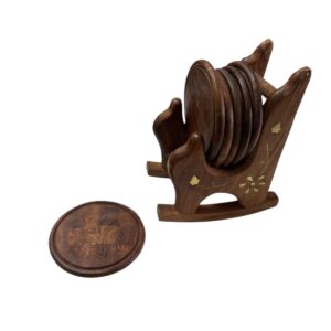 Suport Pahare din Lemn de Trandafir - Scaun