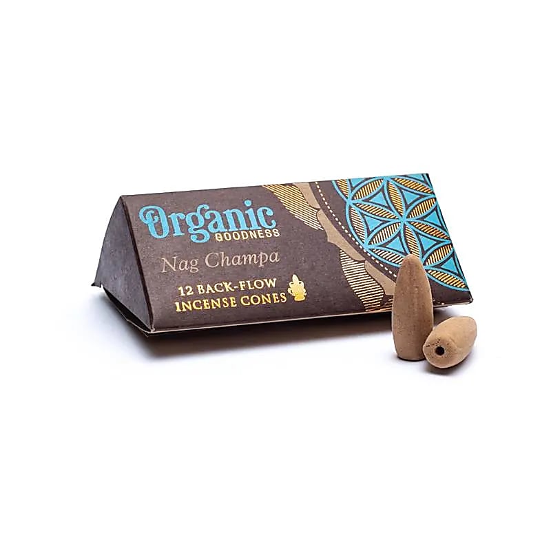 Organic Goodness Conuri Backflow Nag Champa – Song of India