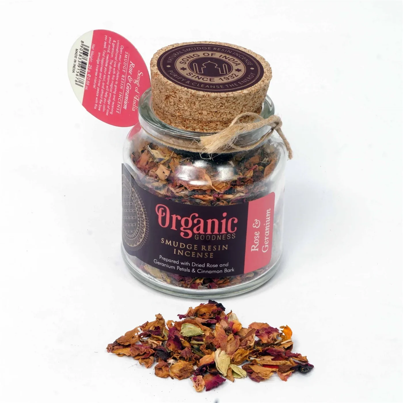 Organic Goodness - Răşină Trandafir & Geraniu – Song of India - imagine 3