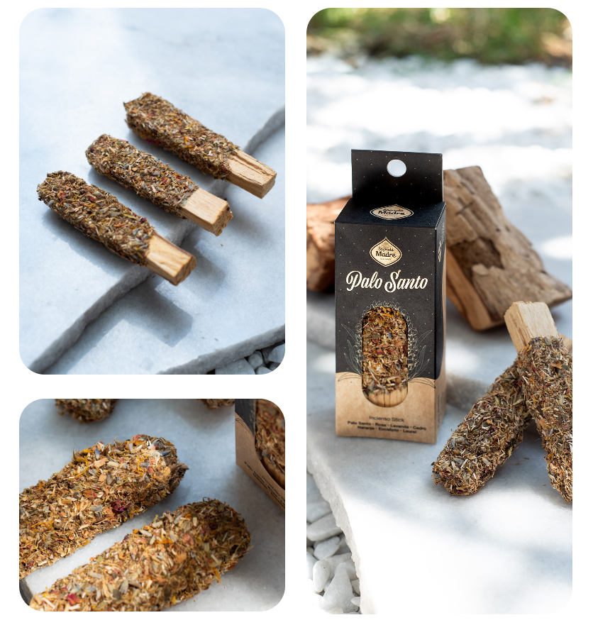 Lemn de Palo Santo - Sagrada Madre cu plante - imagine 2
