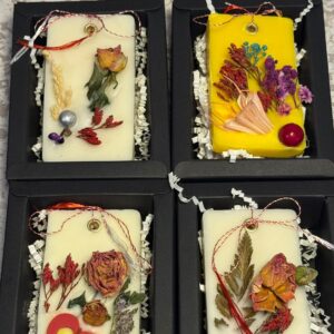 Mărţişor Poetic "Mugur"- Odorizant Artizanal din Ceară de Soia