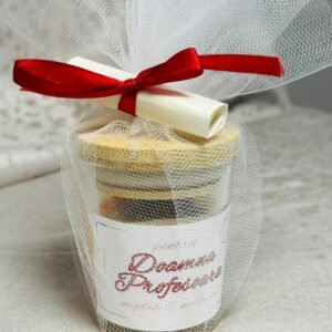 Lumânare Artizanală cu Scrisoare - Doamna Profesoară
