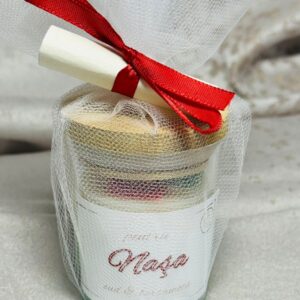 Lumânare Artizanală cu Scrisoare - Nașa