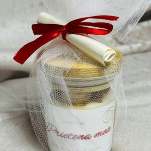 Lumânare Artizanală cu Scrisoare - Prietena mea