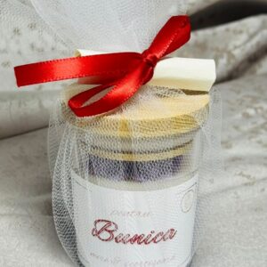 Lumânare Artizanală cu Scrisoare - Bunica