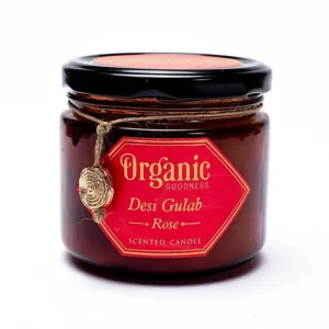Lumânare Organic Goodness - Desi Gulab Trandafir
