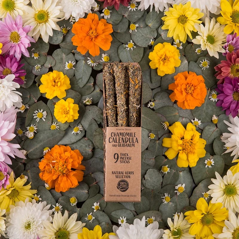 Betișoare Naturale Salvie Gălbenele & Mușețel – Sagrada Madre - imagine 3