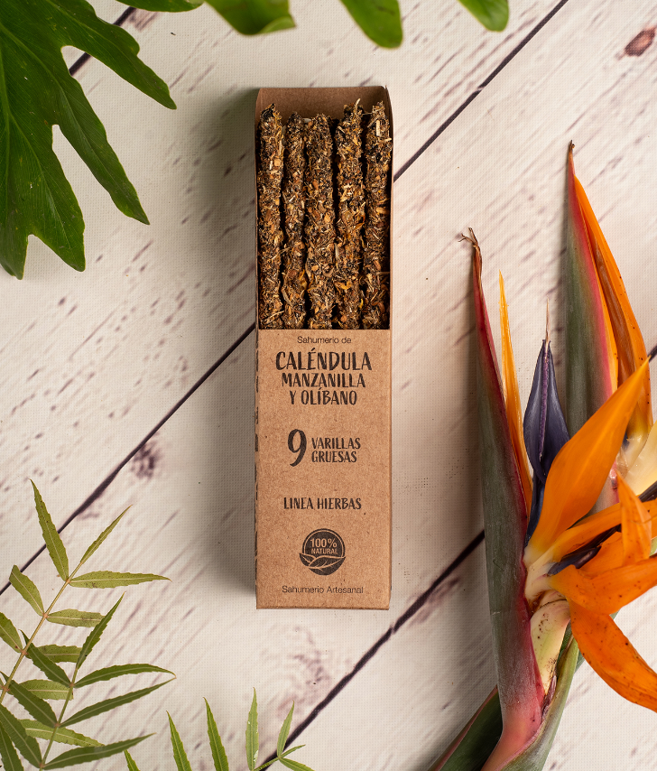 Betișoare Naturale Salvie Gălbenele & Mușețel – Sagrada Madre - imagine 4