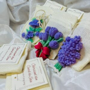 Mini Odorizant Ceară Soia - Trandafir & Iasomie & Ylang-Ylang