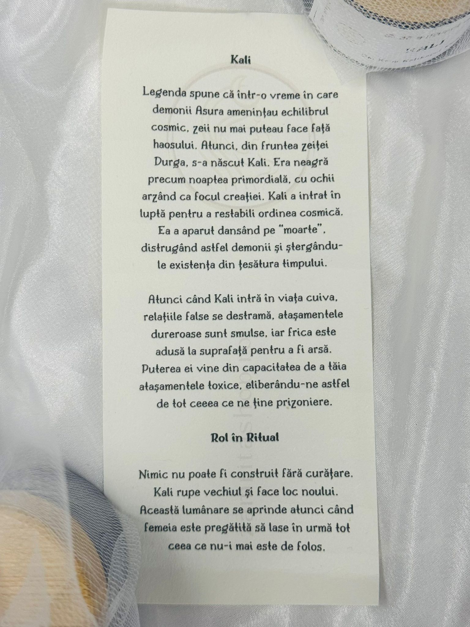 Lumânare Ritual Maha - Kali - imagine 3