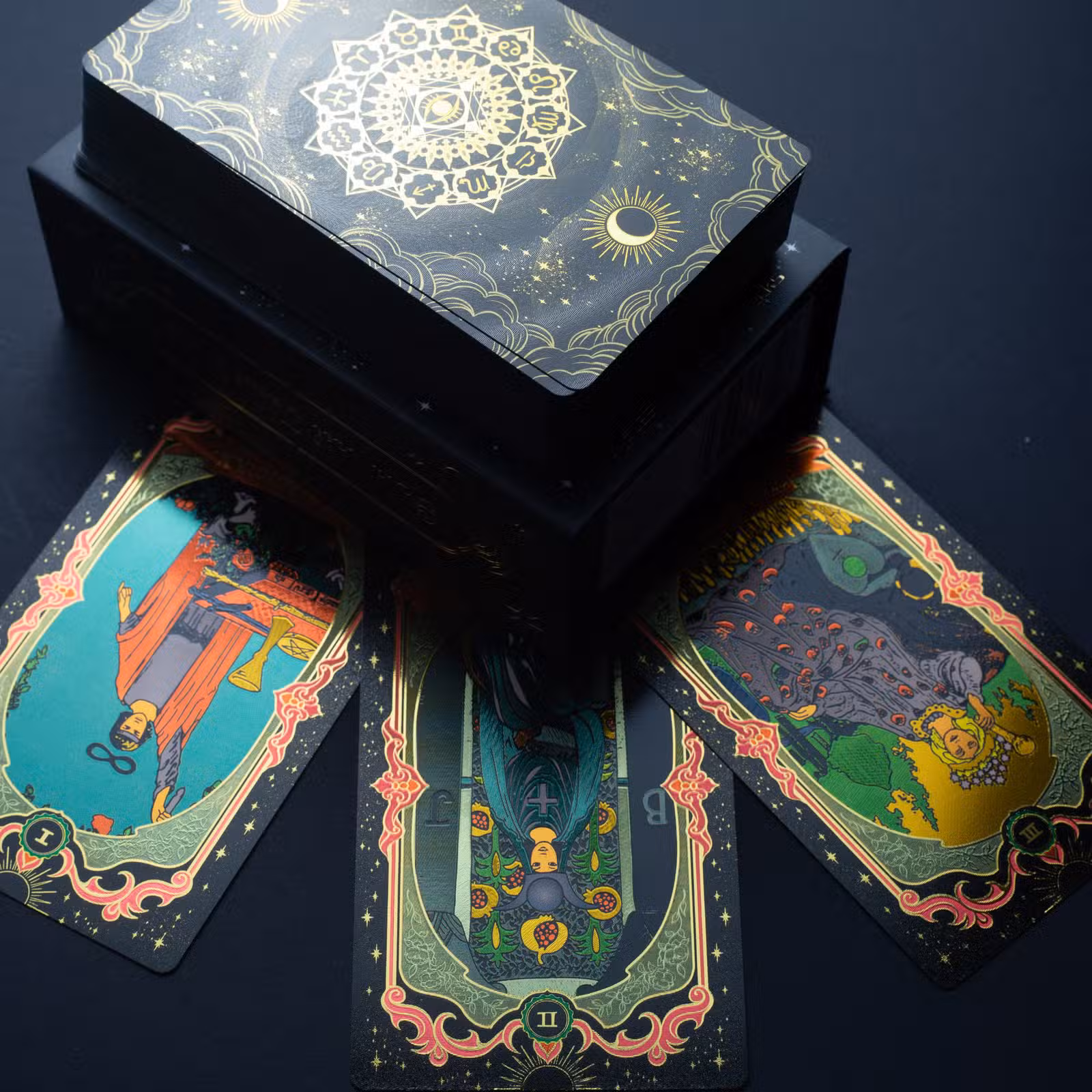 Cărţi Tarot Folie de Aur – Color - imagine 3