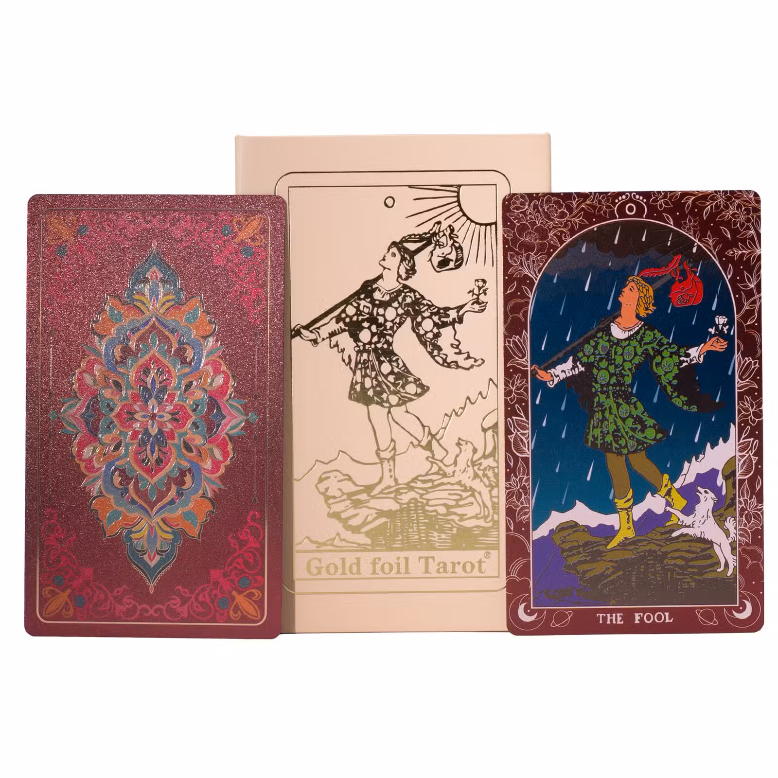 Cărţi Tarot Folie de Aur – Rubiniu