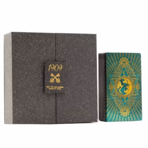 SET Tarot Folie de Aur Turcoaz - Lasă Magia să Înceapă